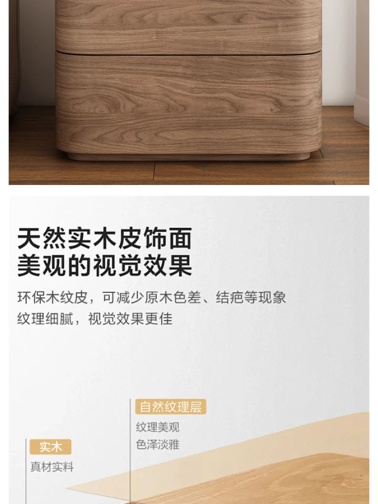 Modern Minimalist Bedside Table Storage Luxury