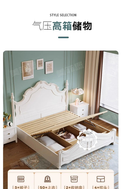 Bed Modern Unique Luxury Style Beds Princess wStorage