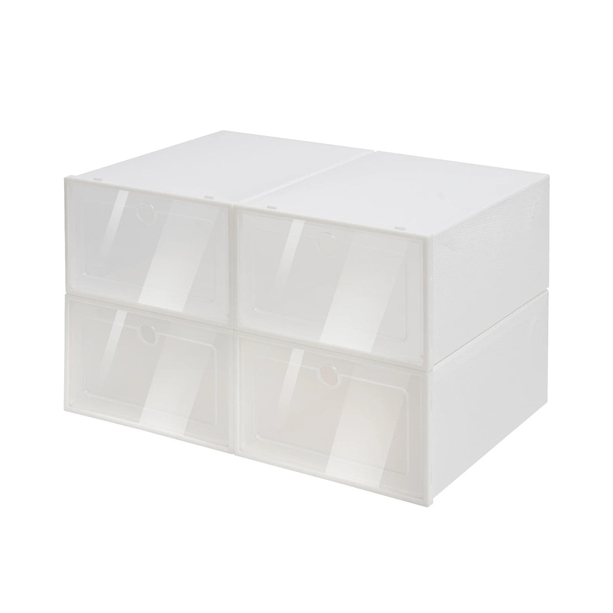 20PCS/24PCS Foldable Flip Clear Shoe Case Home Organizer 33*23*14cm