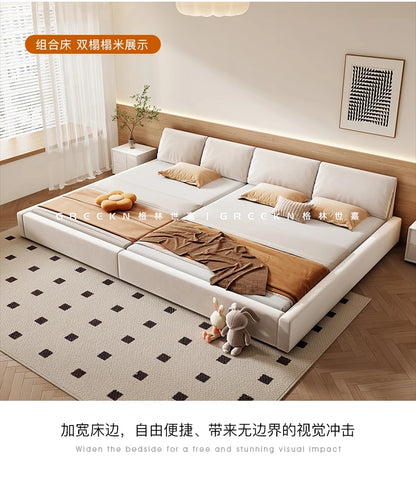 Modern Luxury Frame Rail Multifunctional Bed King Size Headboard