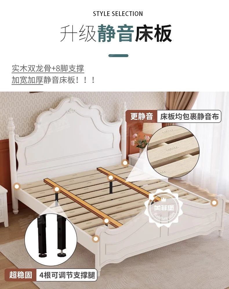 Bed Modern Unique Luxury Style Beds Princess wStorage