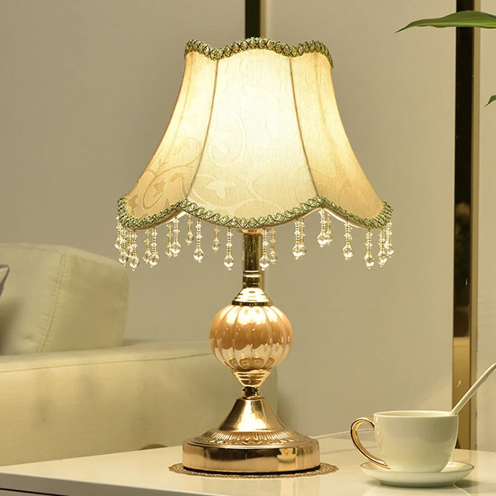 European Style Bedside Lamp Touch, Simple, Modern, Romantic Retro  Bedside Lamp