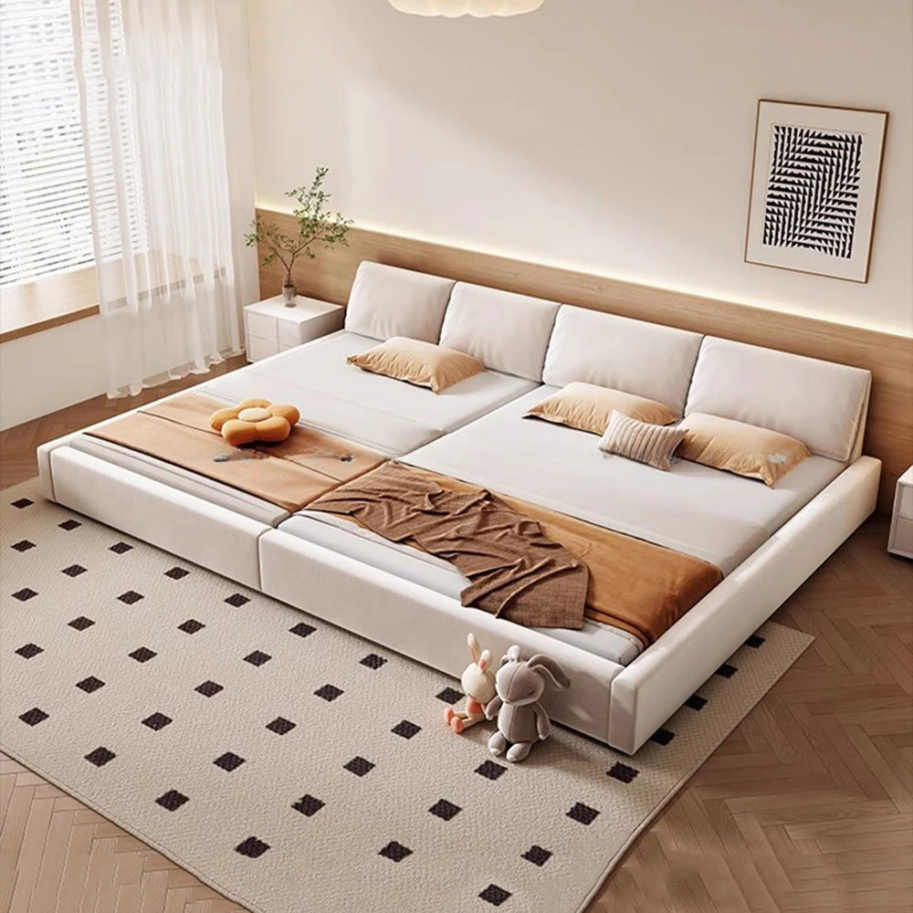 Modern Luxury Frame Rail Multifunctional Bed King Size Headboard