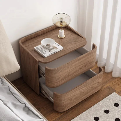 Modern Minimalist Bedside Table Storage Luxury