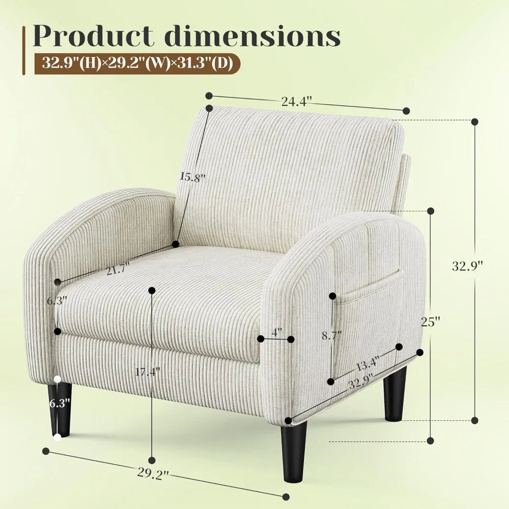 Accent Chair, Mid Century Modern, Customized