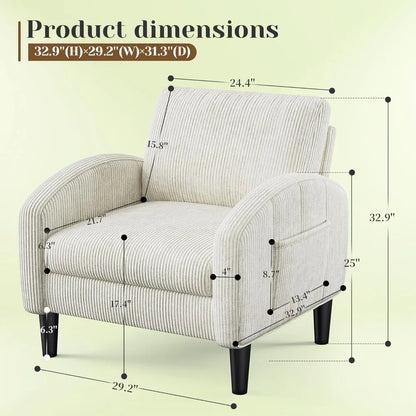 Accent Chair, Mid Century Modern, Customized
