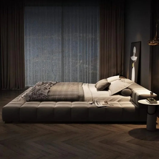 Bedroom Unique Bed Aesthetic Modern Double Bed Luxury Sleeping