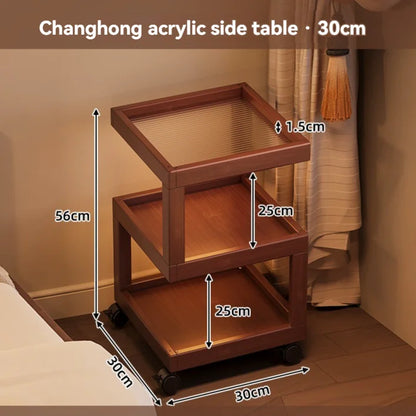 Modern Small Table Bedroom Shelf Sofa Side Side Storage Cabinet  Nightstand