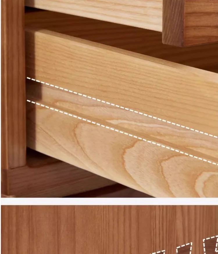 Wooden Bedside Tables Multifunction Nightstands Modern Storage