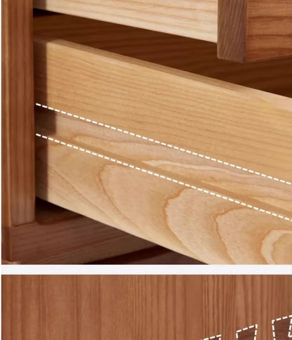 Wooden Bedside Tables Multifunction Nightstands Modern Storage