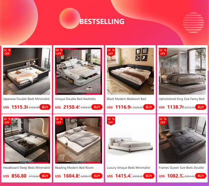 Bed Modern Unique Luxury Style Beds Princess wStorage