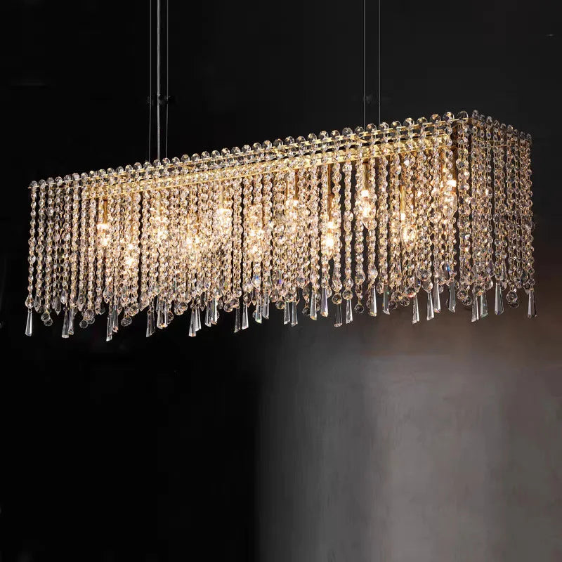 Luxury Crystal Chandeliers Living Room Lights Dining Table Light Chandelier
