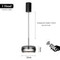 LED Modern Chandelier  With Remote Control 3 Pendant, Minimalist Dining Table Pendant Lights