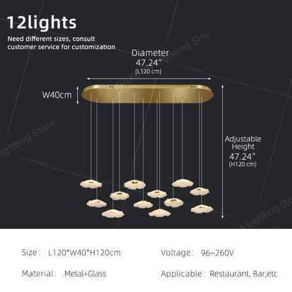 Ceiling Pendant Lamp Glass Suspension Light Dining Table, Kitchen Island bar, Pendant Light for Dining Room