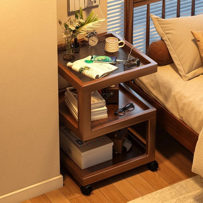 Modern Small Table Bedroom Shelf Sofa Side Side Storage Cabinet  Nightstand