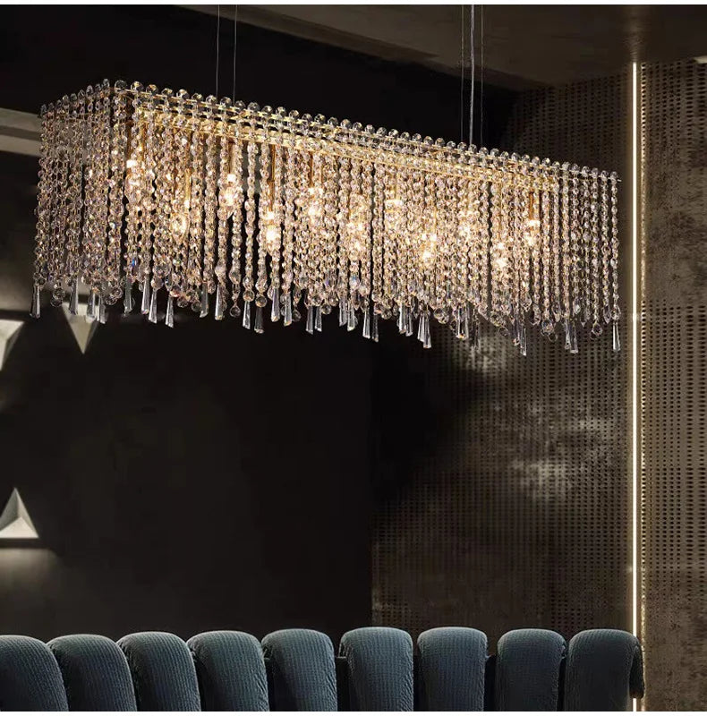 Luxury Crystal Chandeliers Living Room Lights Dining Table Light Chandelier