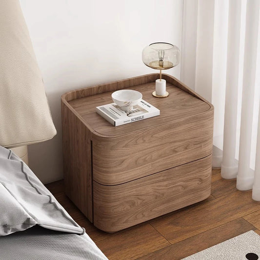 Modern Minimalist Bedside Table Storage Luxury