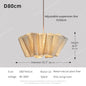 Wabi Sabi Chandelier Handmade Fabric LED Pendant Lights Vintage Design