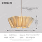 Wabi Sabi Chandelier Handmade Fabric LED Pendant Lights Vintage Design