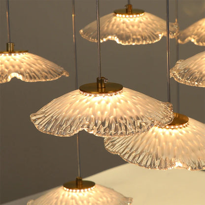 Ceiling Pendant Lamp Glass Suspension Light Dining Table, Kitchen Island bar, Pendant Light for Dining Room