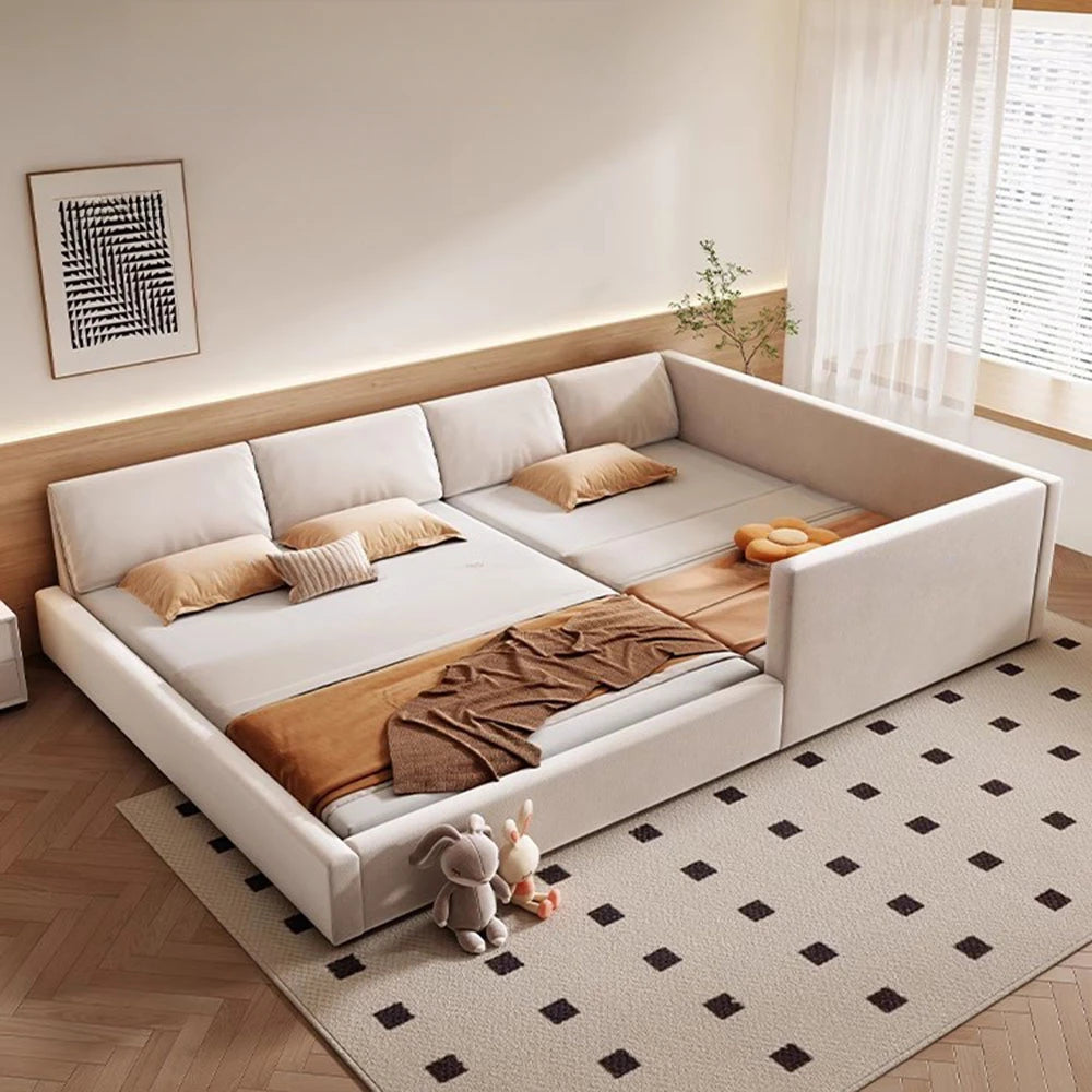 Modern Luxury Frame Rail Multifunctional Bed King Size Headboard