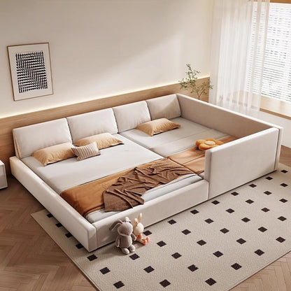 Modern Luxury Frame Rail Multifunctional Bed King Size Headboard