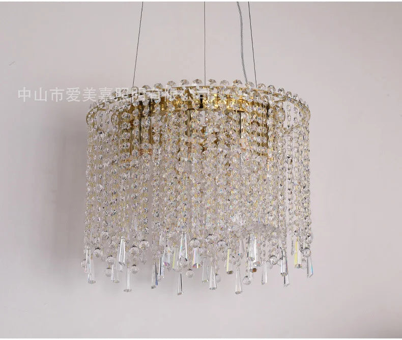 Luxury Crystal Chandeliers Living Room Lights Dining Table Light Chandelier