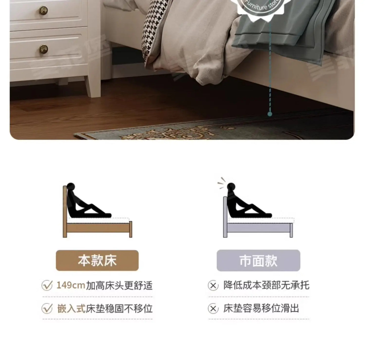 Bed Modern Unique Luxury Style Beds Princess wStorage