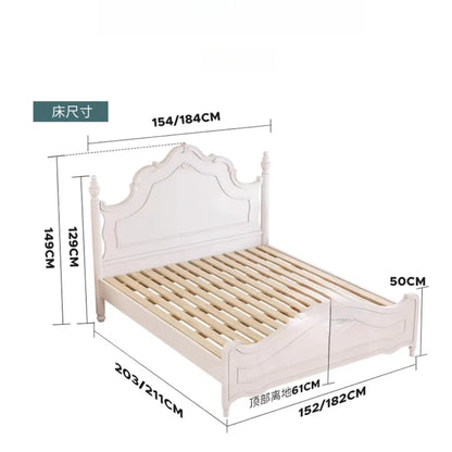 Bed Modern Unique Luxury Style Beds Princess wStorage