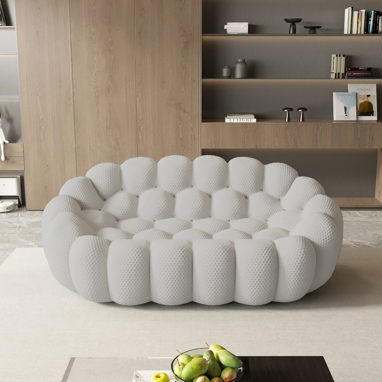 Modern Curved Boneless Sofa