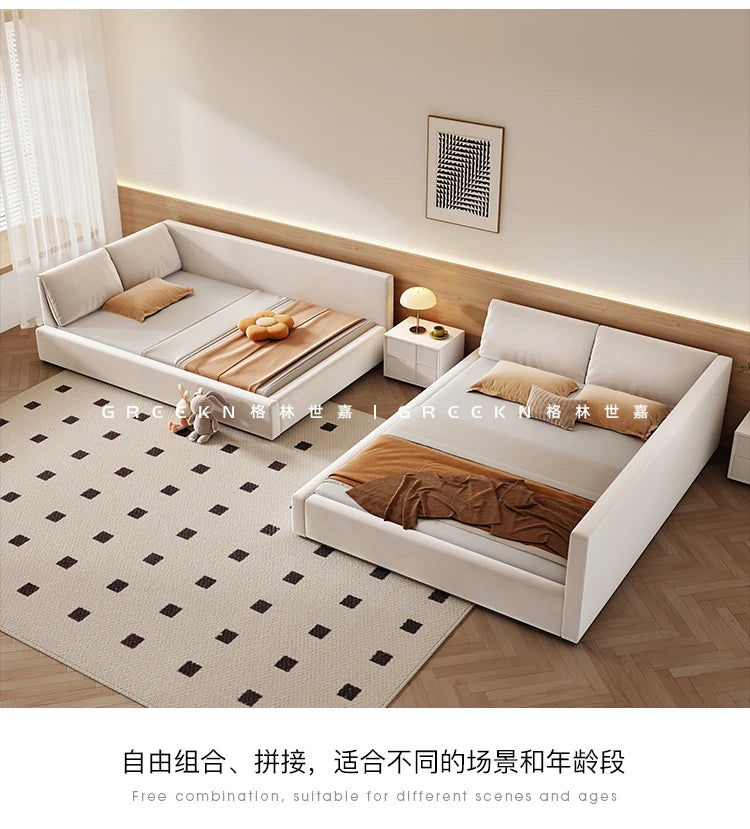 Modern Luxury Frame Rail Multifunctional Bed King Size Headboard