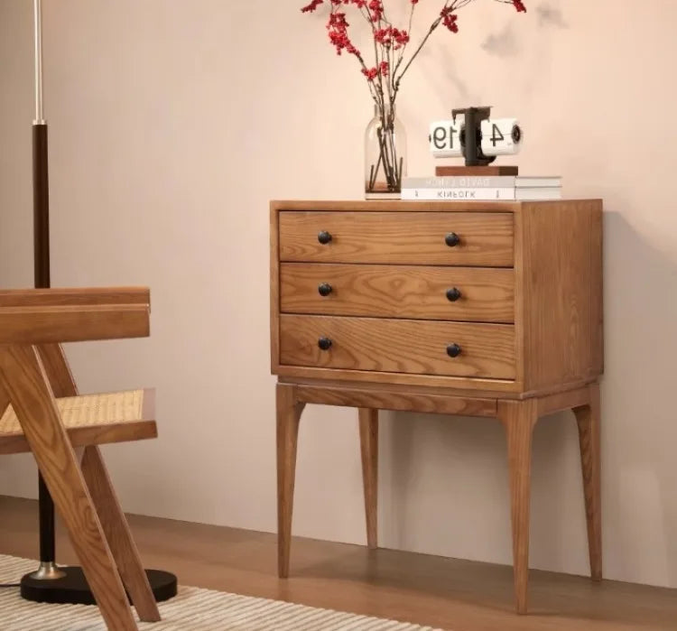 Wooden Bedside Tables Multifunction Nightstands Modern Storage