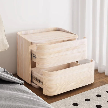 Modern Minimalist Bedside Table Storage Luxury